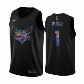 NBA Charlotte Hornets Trikot Malik Monk 1 Iridescent HWC Collection Swingman - Herren
